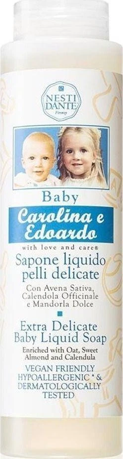 NESTI DANTE CAROLINA & EDOARDO vaikų skystasis muilas, 300 ml