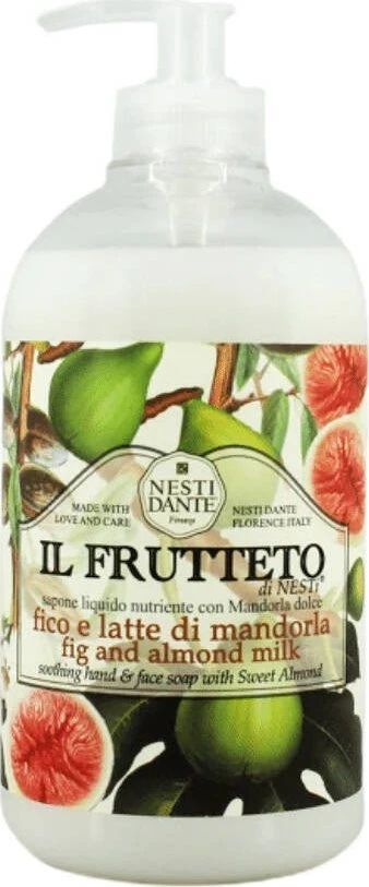 NESTI DANTE IL FRUTTETO FIG & ALMOND MILK rankų ir veido skystasis muilas, 500 ml