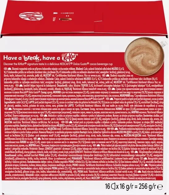 Nezatříděno Nestl Kapsułki Nescafé Dolce Gusto KitaKat Chocolate 16 vnt