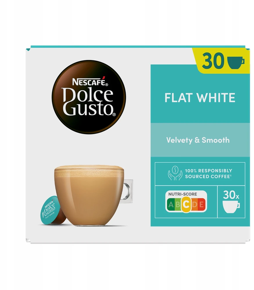 Nezatříděno Nescafe Dolce Gusto Kapsulės Flat Baltas 30 vnt.