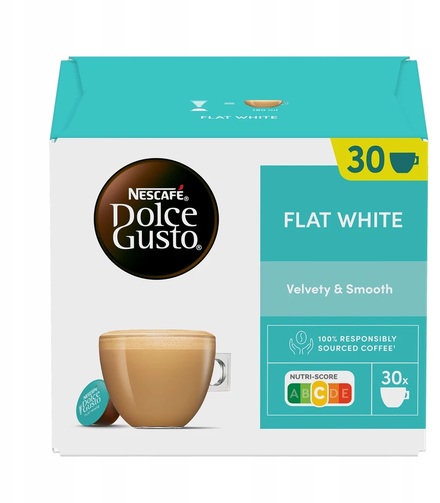 Nezatříděno Nescafe Dolce Gusto Kapsulės Flat Baltas 30 vnt.