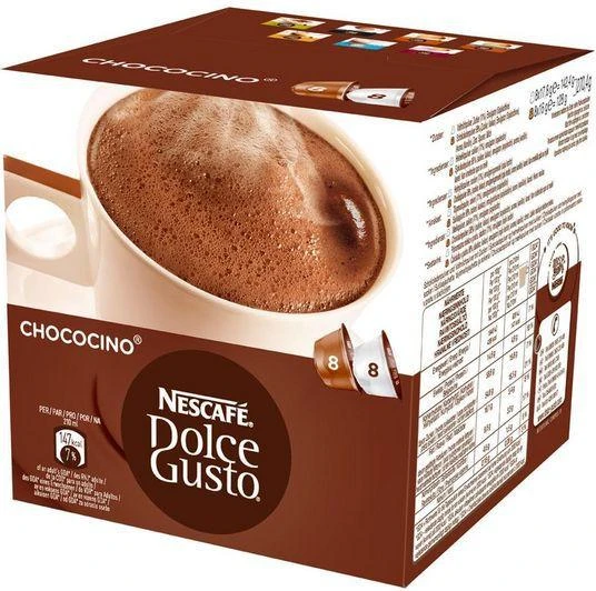 Šokolado kapsulės Nescafe Dolce Gusto Chococino 256g 16 kapsulių