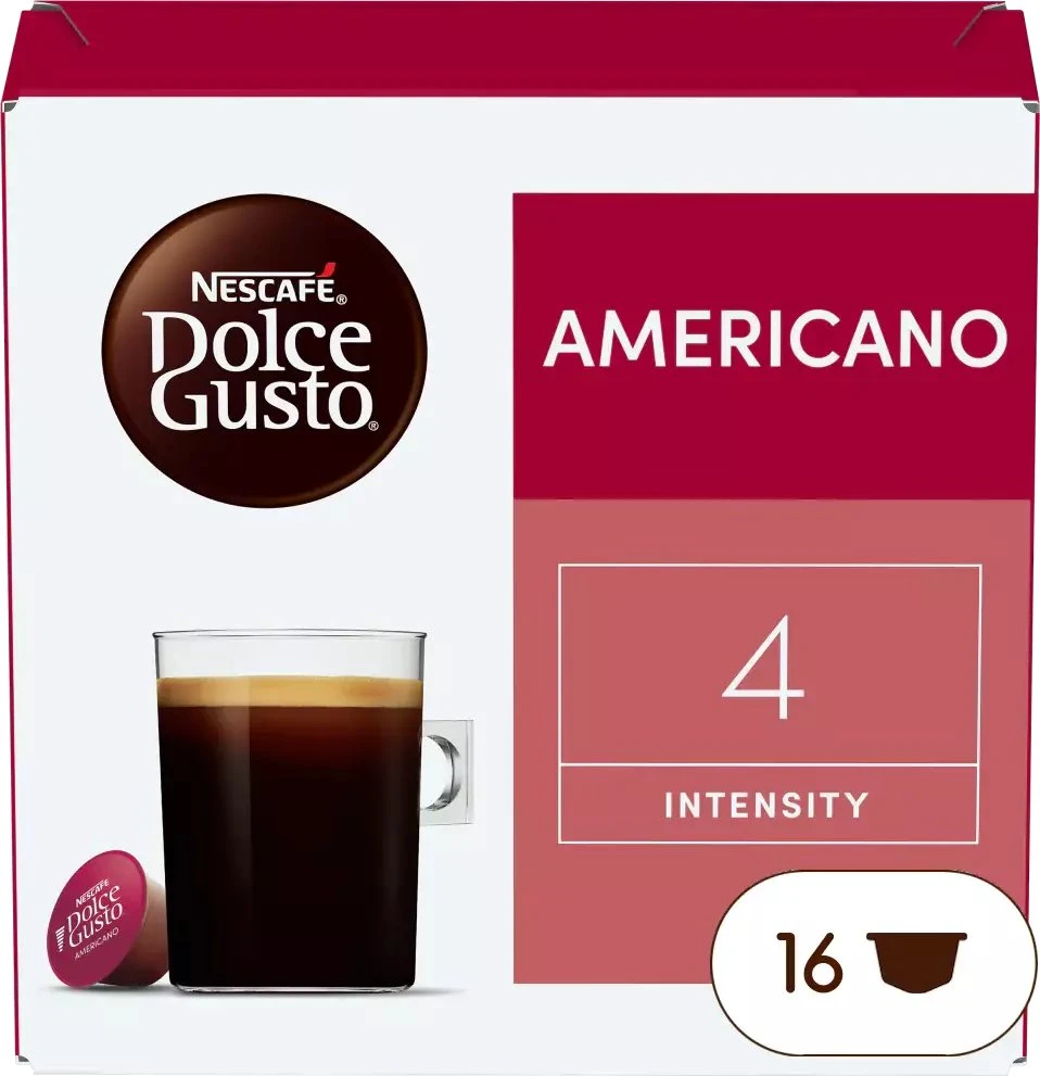 Nestle Nescafe Dolce Gusto Americano kava, 16 kapsulių dėžutėje