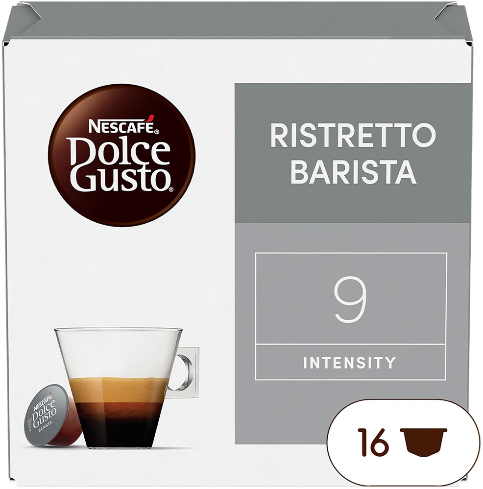Nezatříděno Nescafe Dolce Gusto Ristretto Barista kava, 16 kapsulių dėžutėje