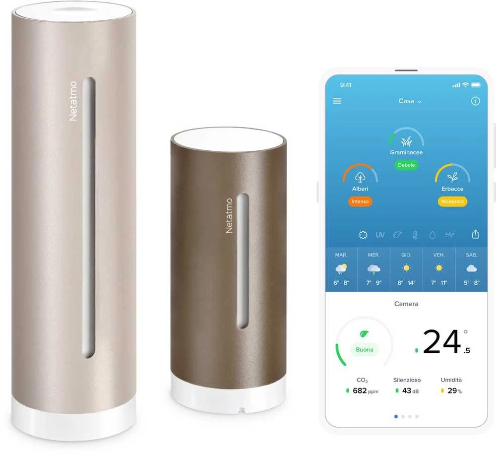 Orų stotelė Original Netatmo NWS-S Sand