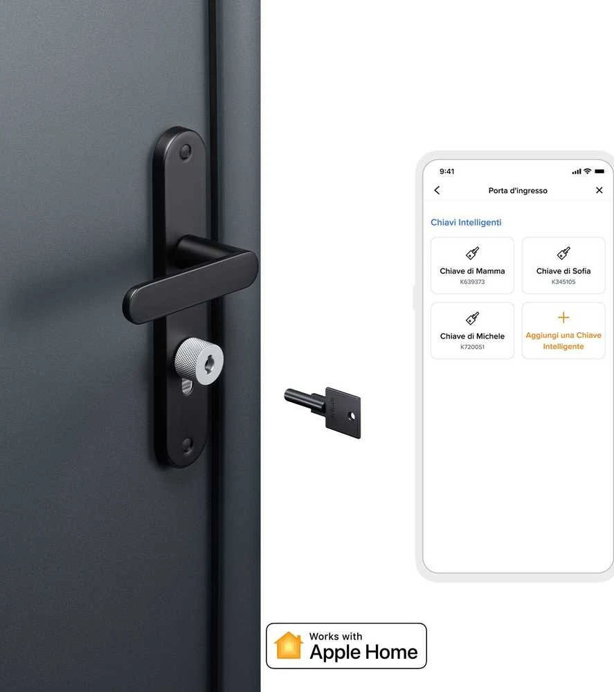 „Netatmo“ išmanioji „Bluetooth“ spyna su 3 raktais