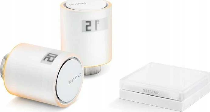 Netatmo radiatoriaus termostato pradinis paketas, įsk. Relais baltas