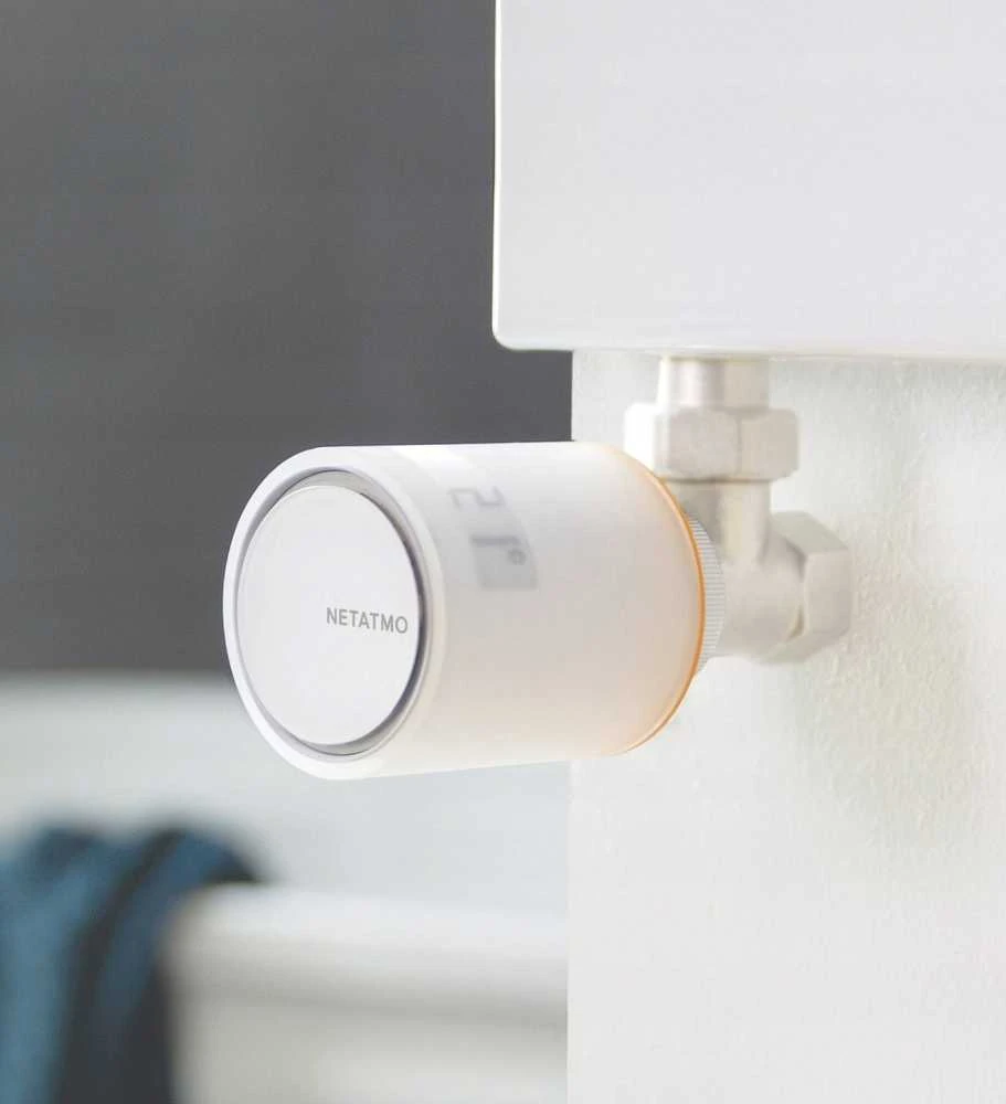 Netatmo radiatoriaus termostato pradinis paketas, įsk. Relais baltas
