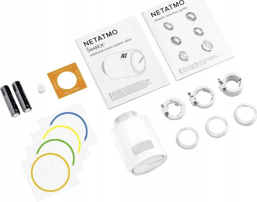 Netatmo radiatoriaus termostato pradinis paketas, įsk. Relais baltas