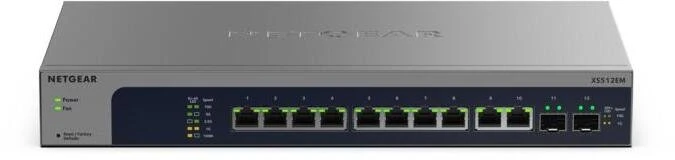 Šakotuvas Komutatorius - „Netgear“ komutatorius XS512EM 12 prievadų 10 Gbps