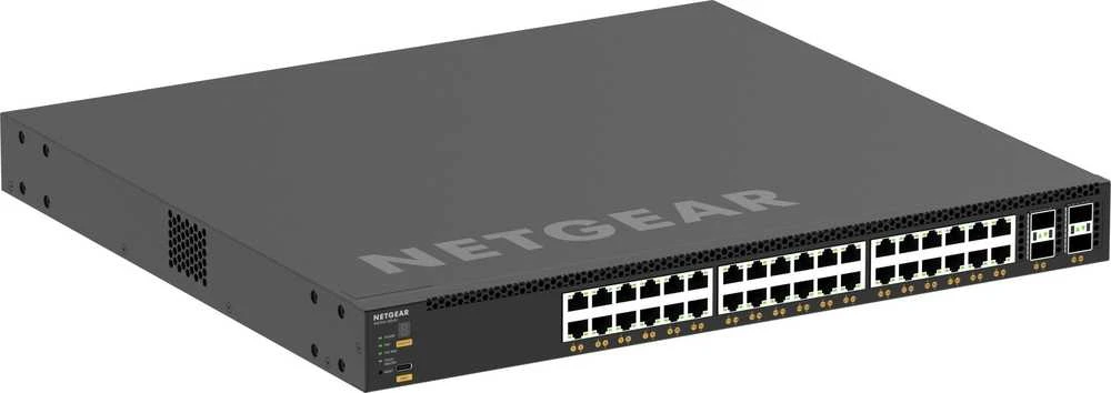 Šakotuvas NETGEAR XSM4340CV valdomas L3 10G Ethernet (100/1000/10000) Maitinimas per Ethernet (PoE) 1U Juodas