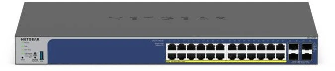 Šakotuvas NETGEAR 24P GE išmanusis komutatorius su 10G SFP+ GS728TXV3