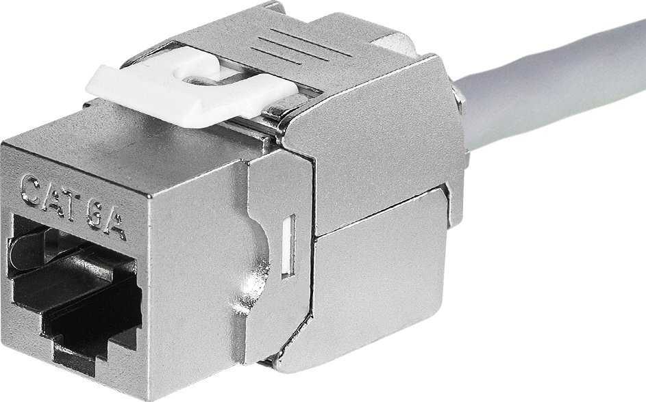NETRACK 105-36 Netrack Keystone modulis Jack RJ45 kat. 6A FTP, be įrankių