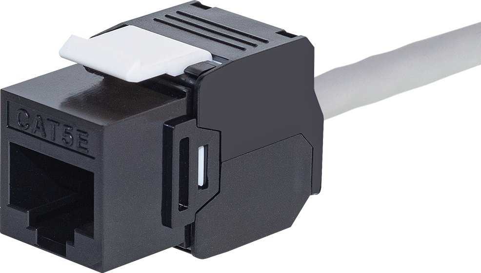 NETRACK 105-33 Netrack Keystone modulis Jack RJ45 kat. 5e UTP, be įrankių