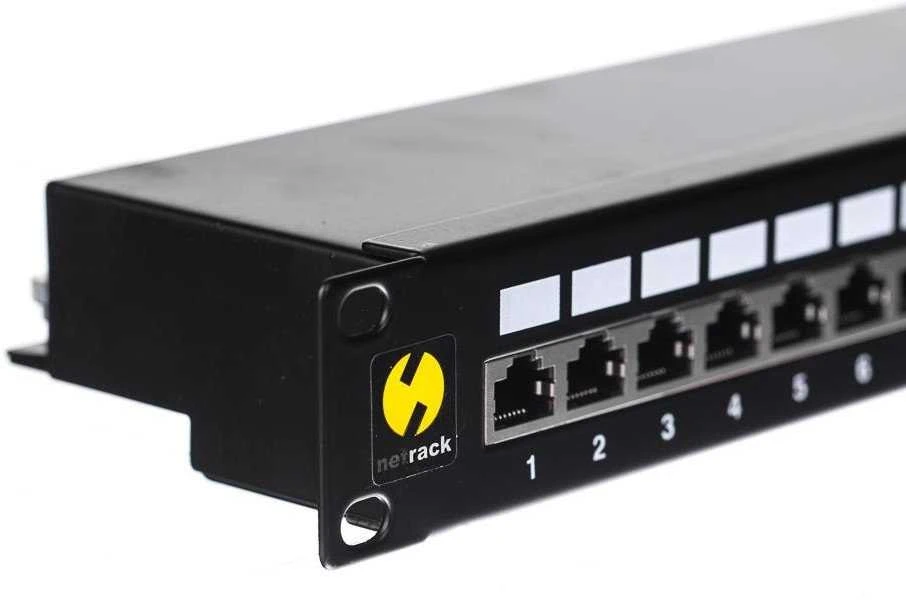 NETRACK PATCH PANEL 19'' 24 PORTŲ KAT. 5E FTP, WIT