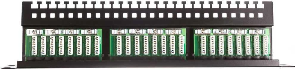NETRACK 104-08 patch panel 19inch 24-jungtys kat. 6 UTP su lentyna