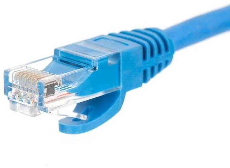 NETRACK BZPAT2UB pataisomasis kabelis RJ45 beknis Cat 5e UTP 2m mėlynas