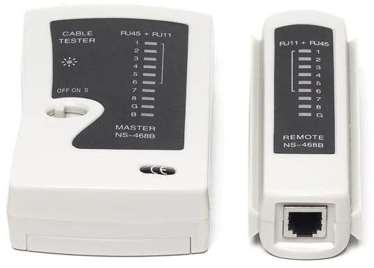 NETRACK 103-02 Netrack tinklo kabelio testeris RJ11/RJ12/RJ45 BNC/UTP/FTP/STP