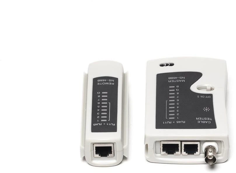 NETRACK 103-02 Netrack tinklo kabelio testeris RJ11/RJ12/RJ45 BNC/UTP/FTP/STP