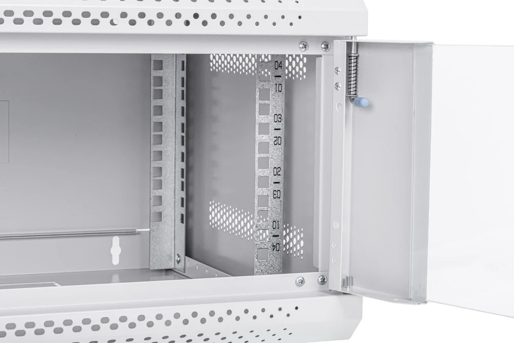 „NetRack“ spintelė, prie sienos montuojama serverio spintelė, RACK 19 4U, 400 mm, ECO-Line*, pilka