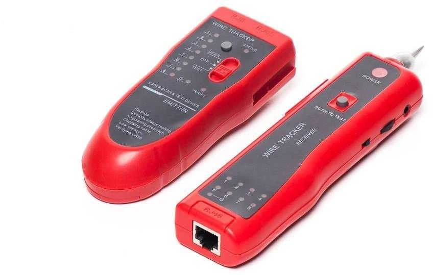 NETRACK 103-09 Netrack tinklo kabelio testeris ir vieta RJ45/RJ11