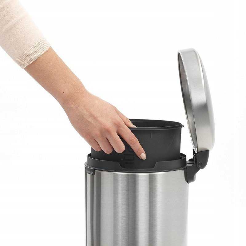 Brabantia Šiukšliadėžė su pedalu NewIcon, 5 l, šviesiai geltona