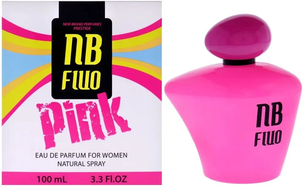 New Brand Parfums New Brand Prestige Fluo Rožinė EDP parfumuotas vanduo moterims, 100 ml
