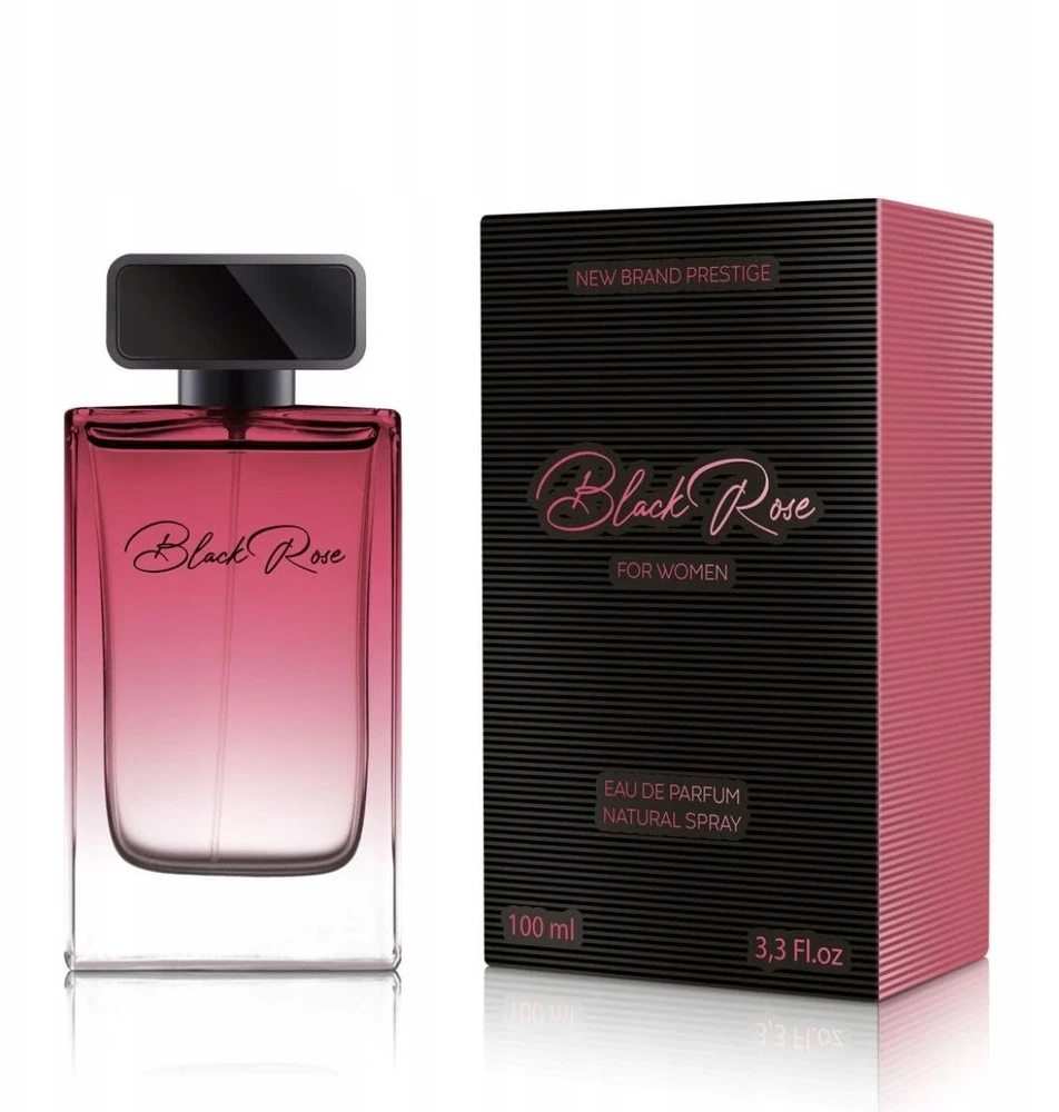New Brand Parfums New Brand Prestige Juodas Rose EDP parfumuotas vanduo moterims, 100 ml