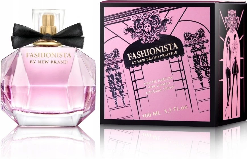 New Brand Parfums New Brand Prestige Fashionista EDP parfumuotas vanduo moterims, 100 ml