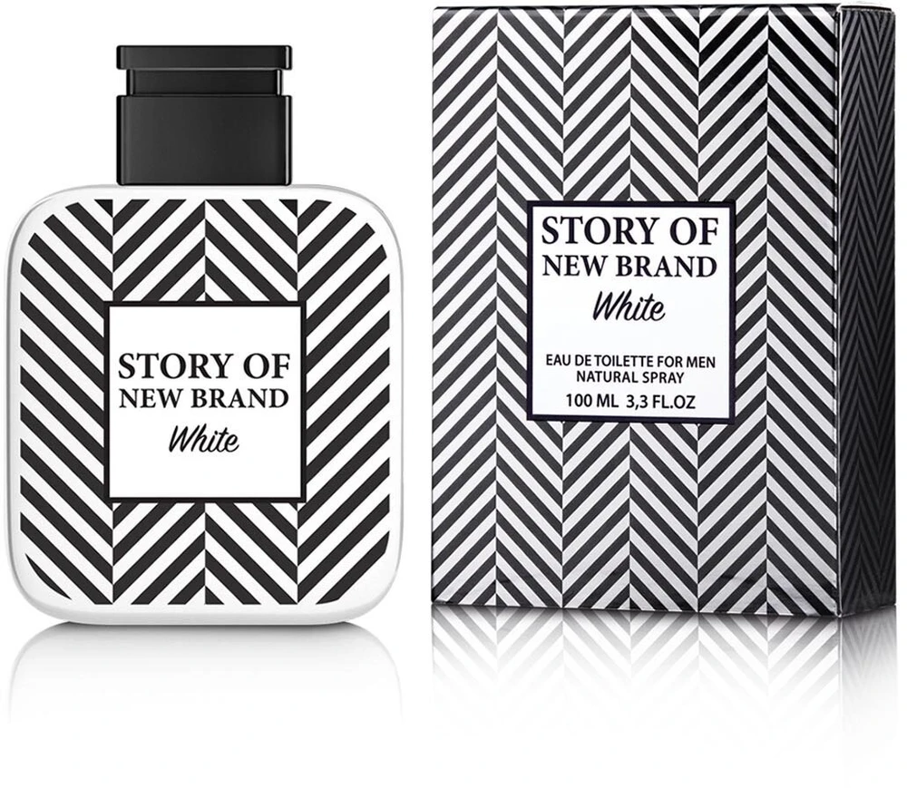 New Brand Parfums Naujas prekės ženklo „Baltas" tualetinis vanduo vyrams 100 ml