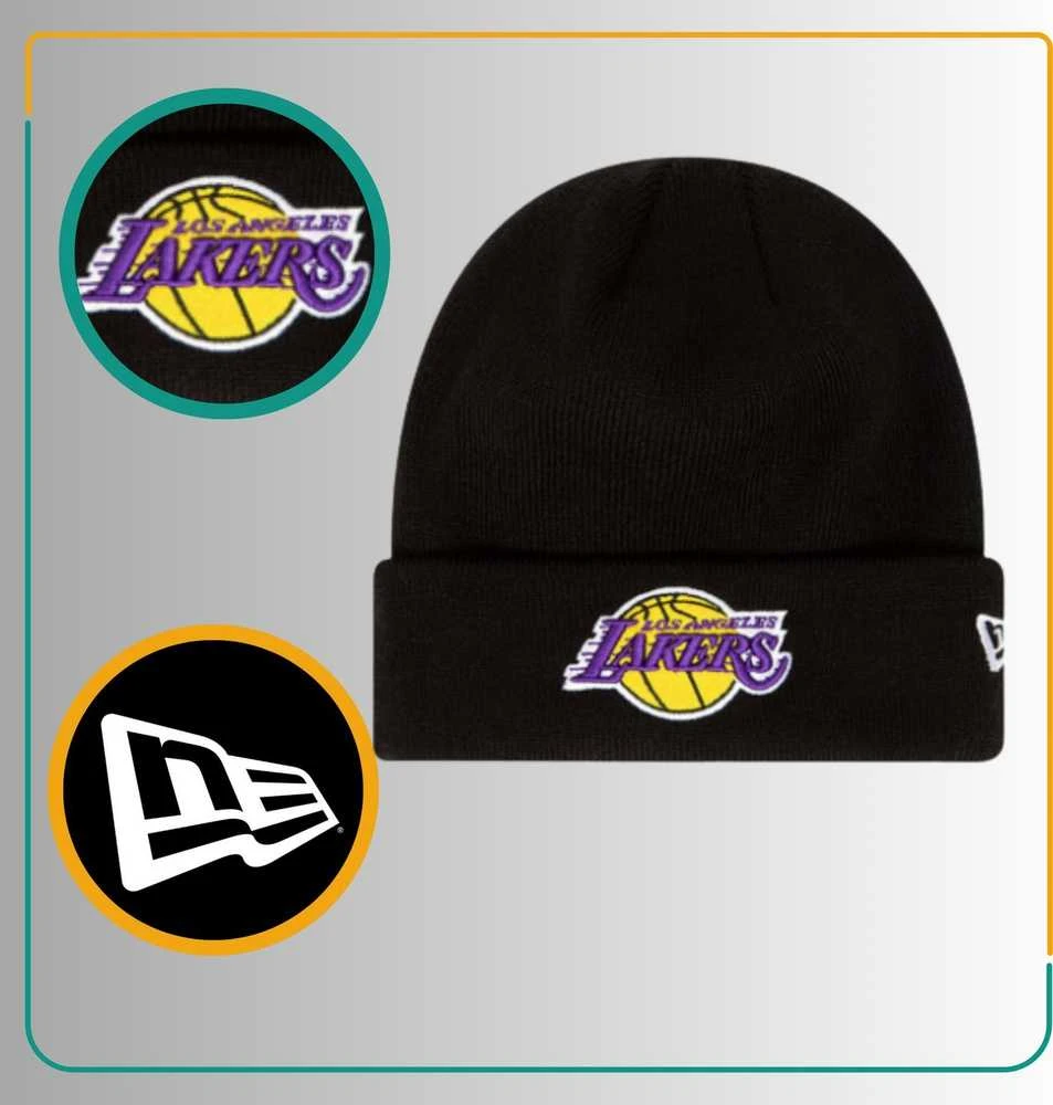 New Era Essential Cuff Beanie Los Angeles Lakers Kepurė 60348856
