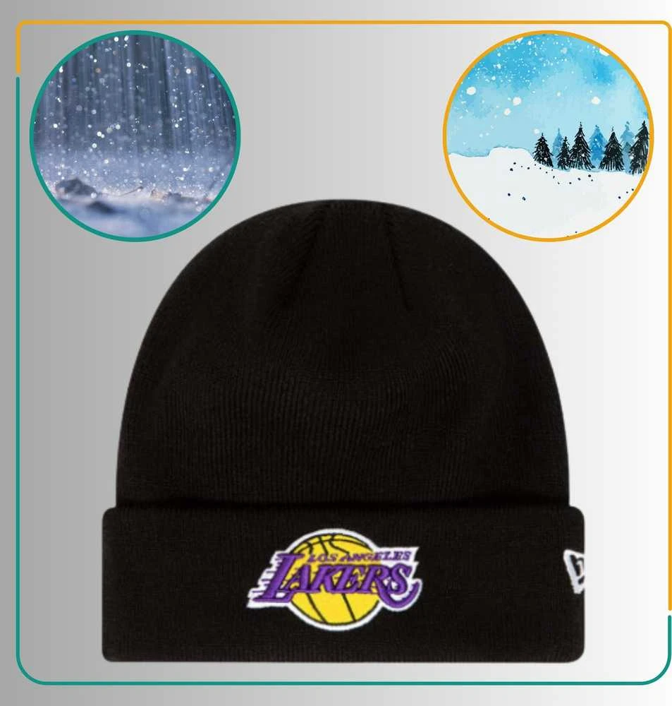New Era Essential Cuff Beanie Los Angeles Lakers Kepurė 60348856