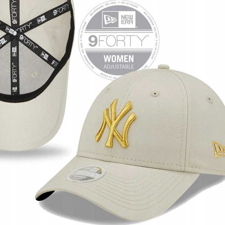 New Era New York Yankees Wmns Metallic logotipas Kepurė 60222491