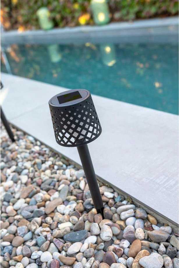 New Garden Gretita Solar Lamp Garden Spike 4 units juodas