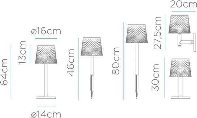 New Garden 0,5W LED įkraunamas šviestuvas GRETA SOLAR, juodas, 3000K, IP65