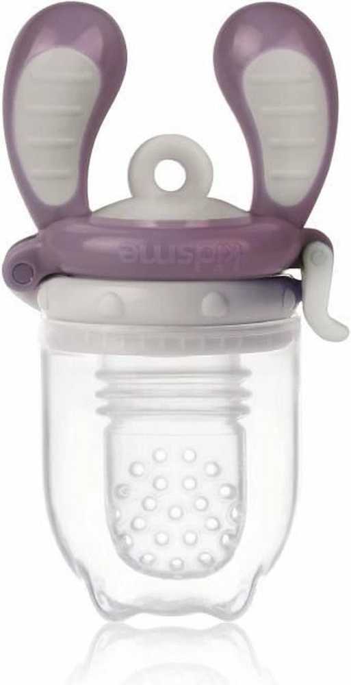 New! Special offer! Kidsme Food Feeder kūdikio maitinimo priemonė kietam maistui (vidutinė) Slyva nuo 4 mėnesių 160350PL