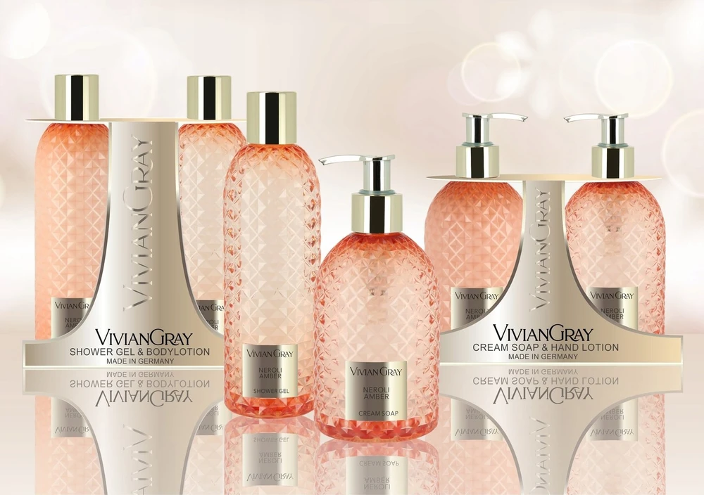 Vivian Gray Neroli & Amber shower (Dušo želė), 300 ml