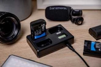 „Newell“ akumuliatorių įkroviklis TT-USB-C 3x „Canon LP-E6“