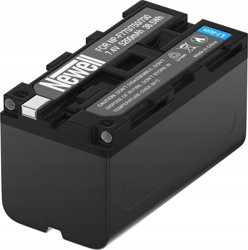 Dviejų kanalų įkroviklio ir dviejų NP-F770 baterijų Newell DL-USB-C rinkinys , skirtas Sony