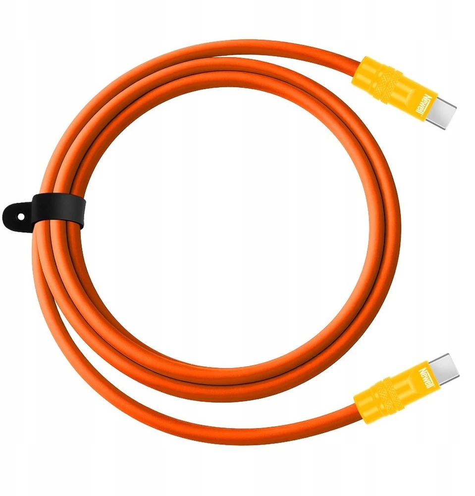 USB-C kabelis - Newell USB-C 100W 2m silikoninis oranžinis-geltonas