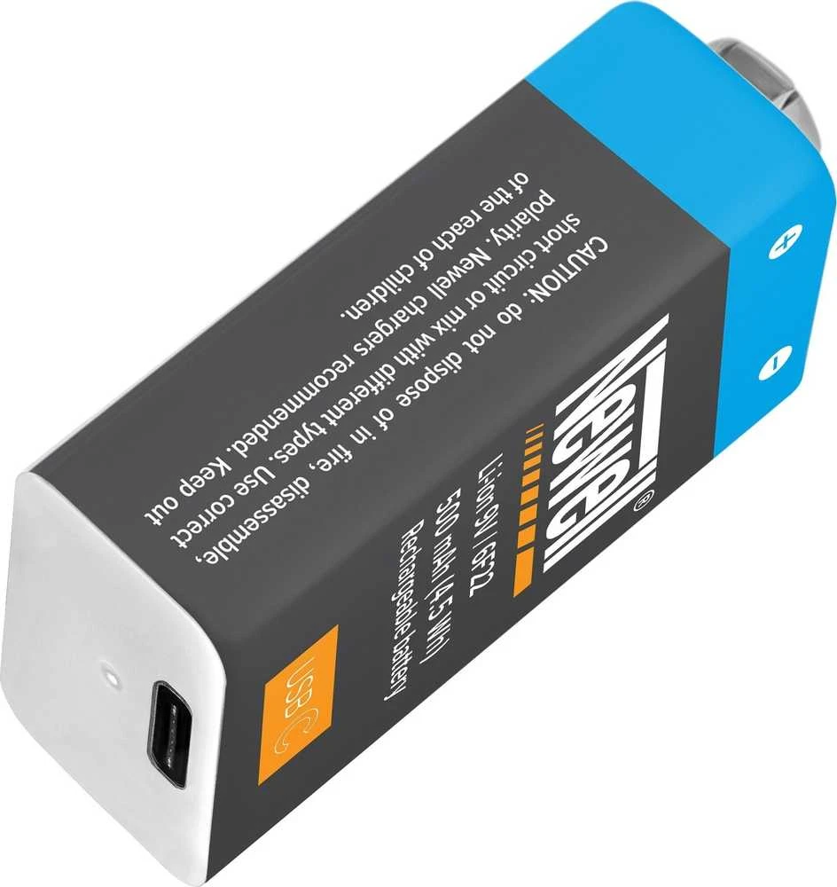Baterija Newell 9V USB-C 500 mAh