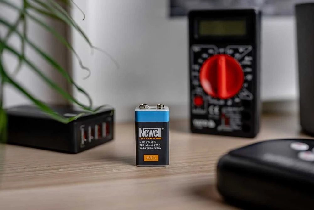 Baterija Newell 9V USB-C 500 mAh