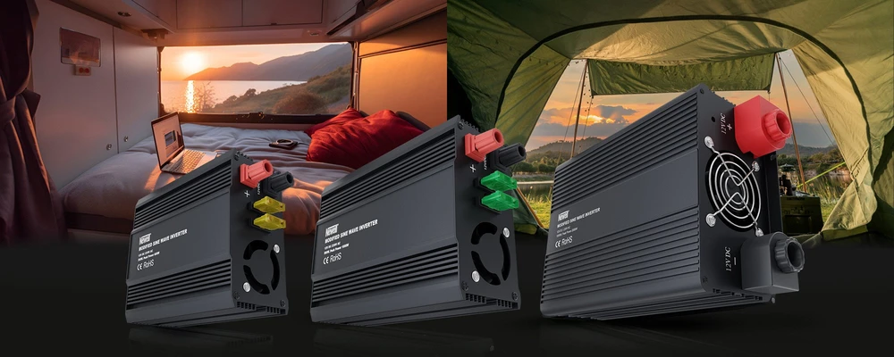 Newell įtampos keitiklis su modifikuota sinusine banga 24 V / 230 V, 1000 W
