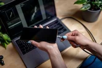 USB Kabelis - Newell USB-C 3.2 Gen 2 20 Gbps 100W Greitas Įkrovimas 2m Grafitas