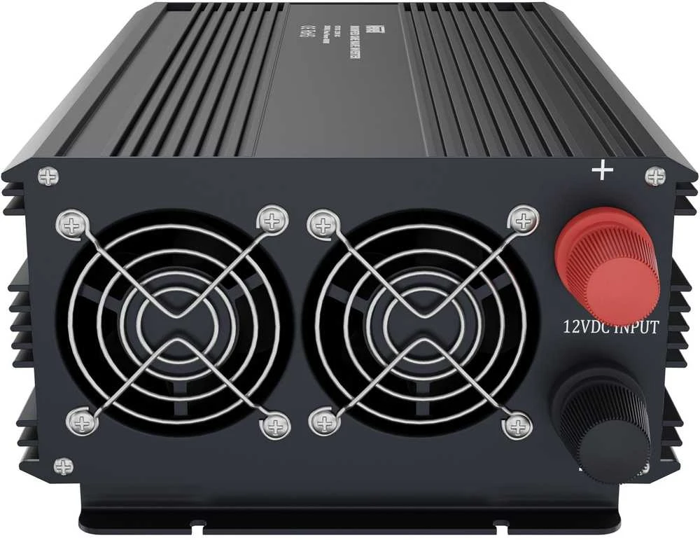 Objektyvas Newell įtampos keitiklis su modifikuota sinusine banga 12 V / 230 V, 2000 vatų