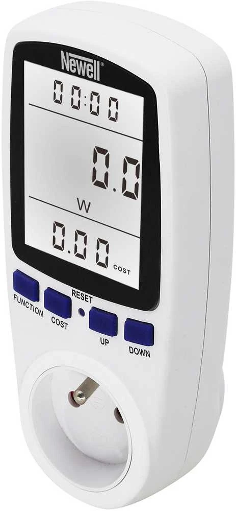 Lubinis šviestuvas Energijos Monitorius - Newell Wattmeter Galia Srovė Įtampa LCD Apšviestas
