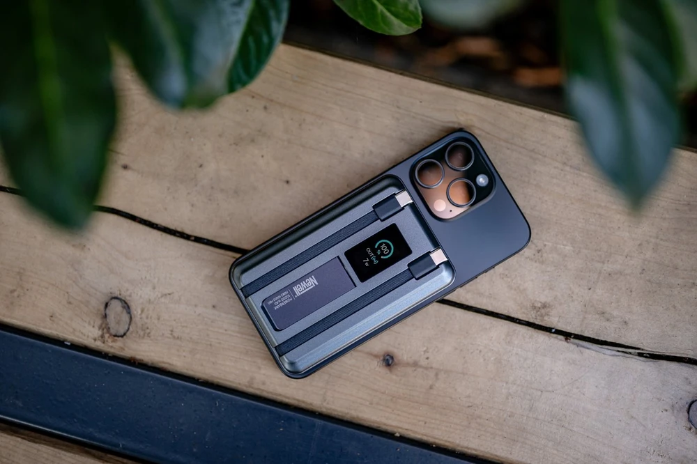 Išorinė Baterija - Newell MS-10000 Pro MagSafe 10000 mAh 2x USB-C (Pilkas)