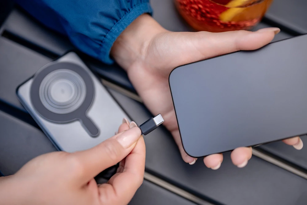 Išorinė Baterija - Newell MS-10000 Pro MagSafe 10000 mAh 2x USB-C (Pilkas)