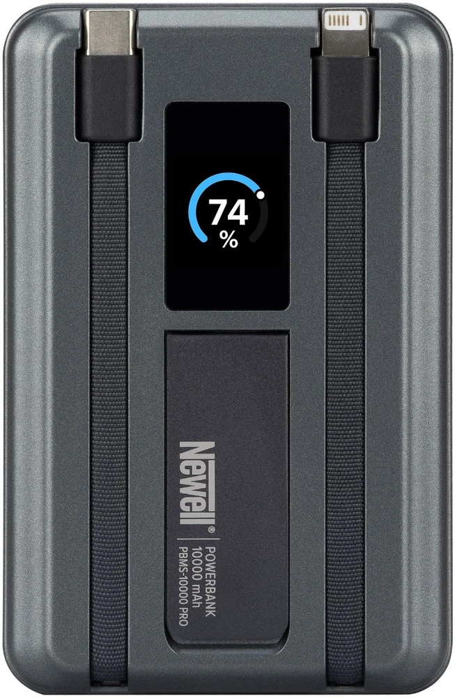 Išorinė Baterija - Newell MS-10000 Pro 10000mAh 22.5W USB-C Lightning (Pilkas)