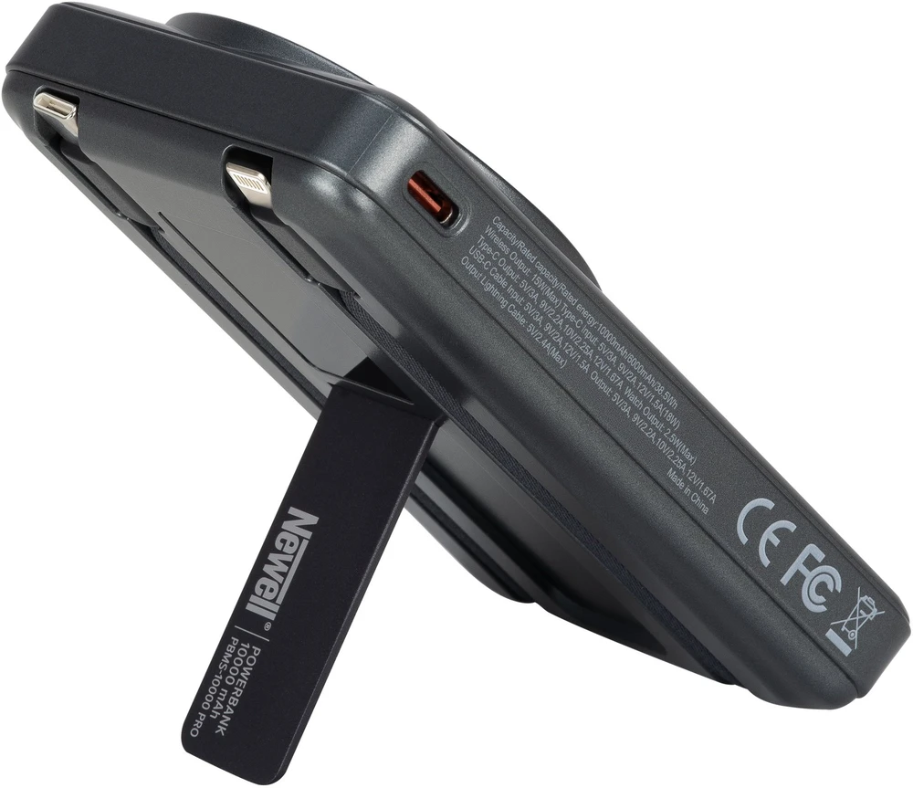 Išorinė Baterija - Newell MS-10000 Pro 10000mAh 22.5W USB-C Lightning (Pilkas)